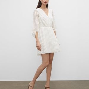 Pitched Sleeve Mini Dress - Brand New - NEVER WORN - Blanc de Blanc